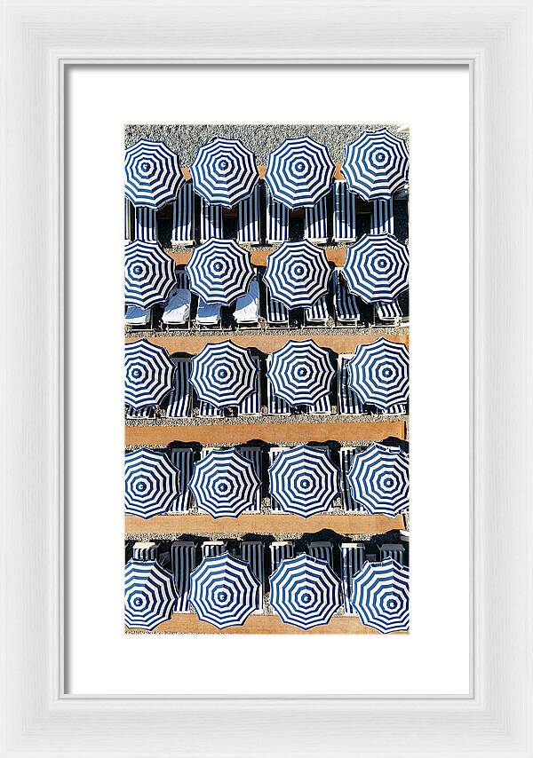 Ruhl Plage Paradise - Nice, France - Framed Print