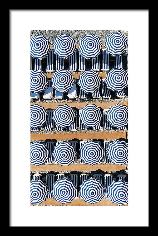 Ruhl Plage Paradise - Nice, France - Framed Print