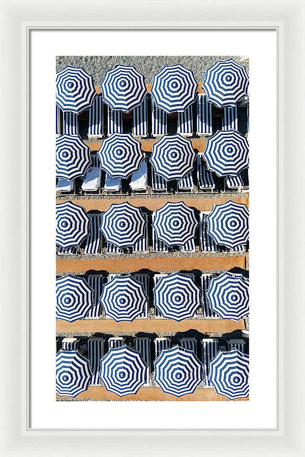 Ruhl Plage Paradise - Nice, France - Framed Print