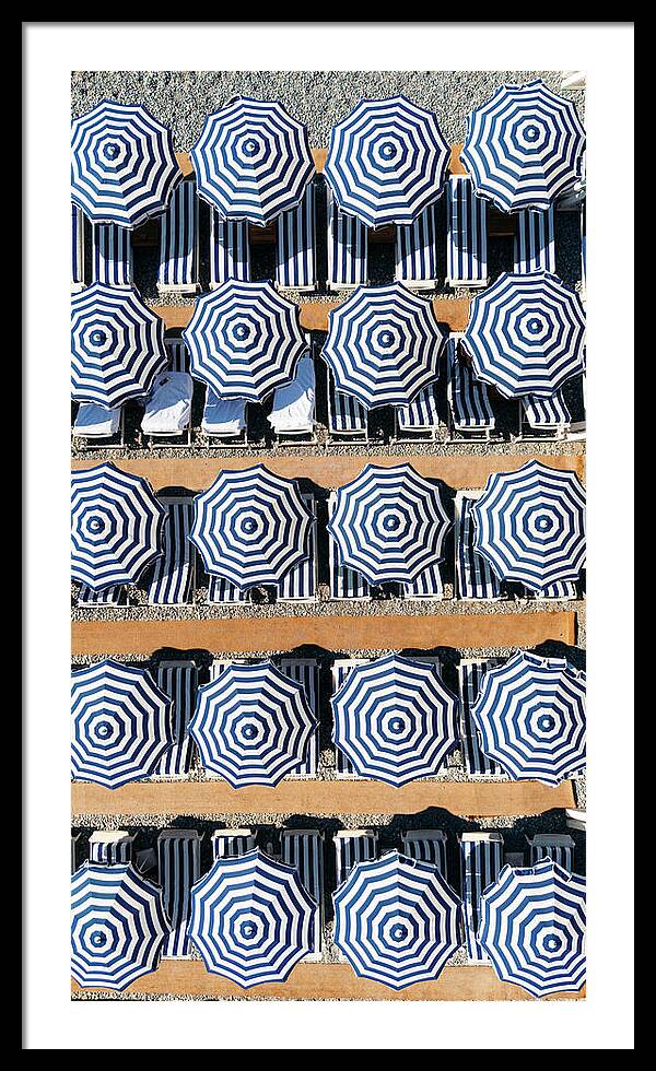 Ruhl Plage Paradise - Nice, France - Framed Print