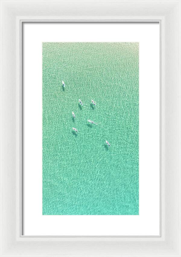 Wailea Waters - Maui, Hawaii - Framed Print