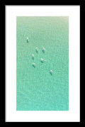 Wailea Waters - Maui, Hawaii - Framed Print
