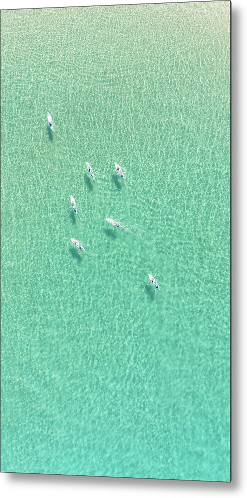 Wailea Waters - Maui, Hawaii - Metal Print